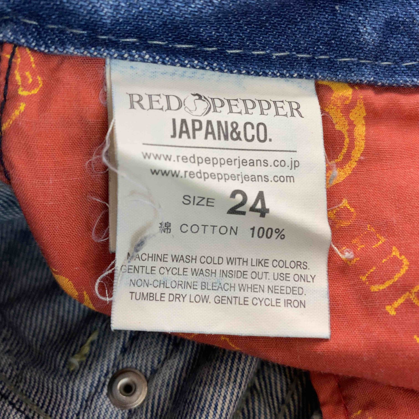 RED PEPPER レッドペッパー レディース デニム/ジーンズ スカート ミニスカート ダメージ加工