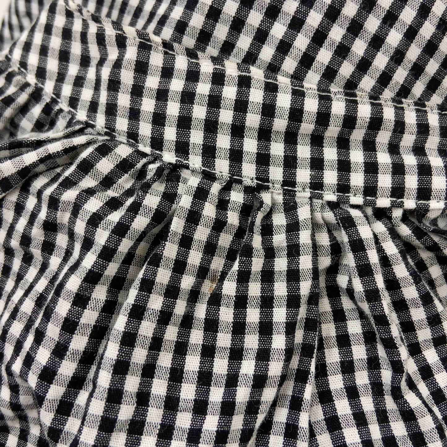 レディース 長袖シャツ ブラウス ギンガムチェック ラグランスリーブ 黒