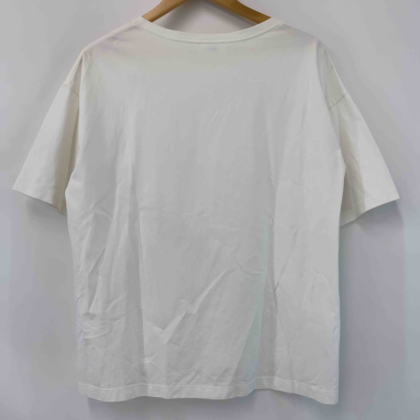 1er Arrondissement プルミエアロンディスモン ホワイト サイドスリット 無地 シンプル レディース Tシャツ（半袖）