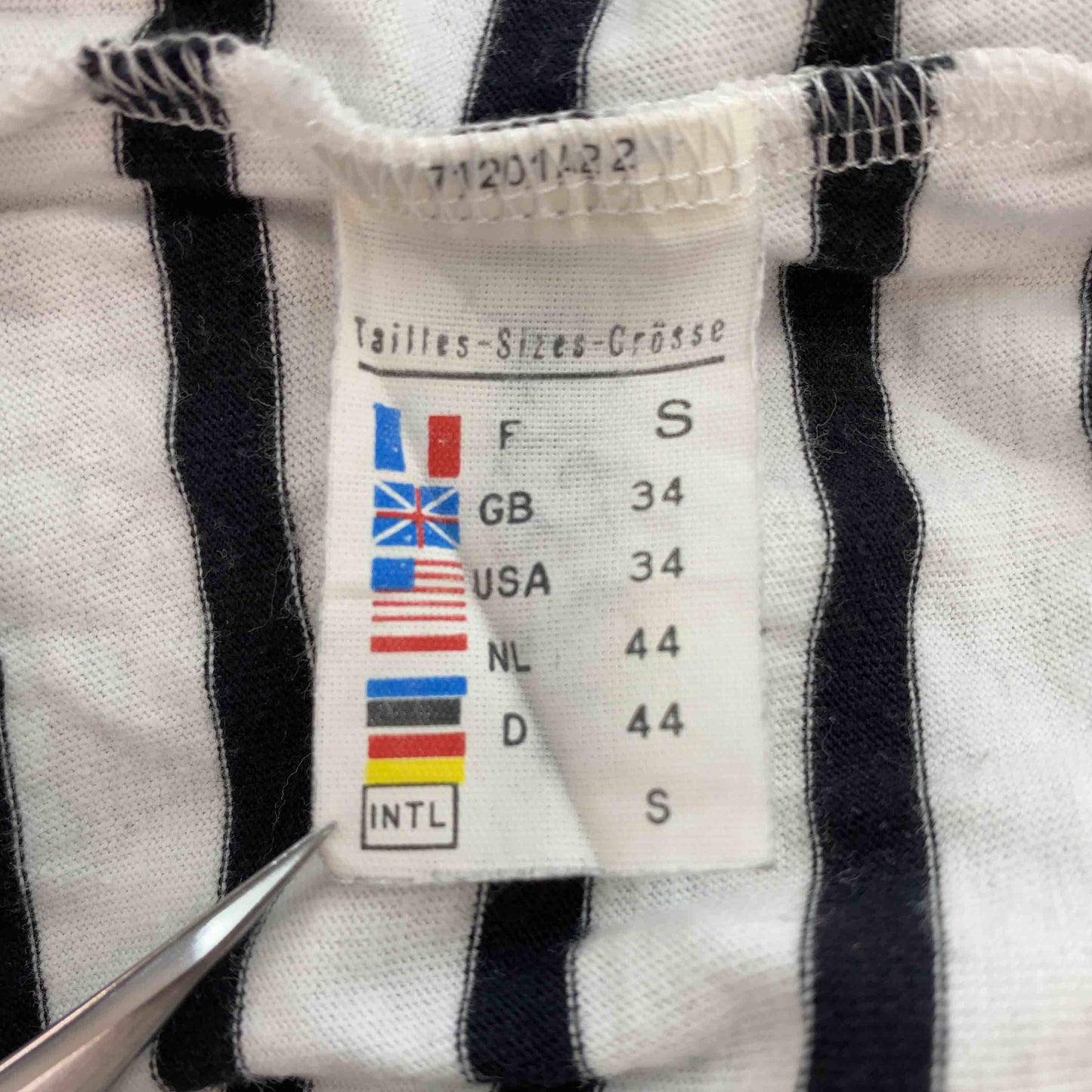 SAINT JAMES セントジェームス ボーダー レディース Tシャツ(半袖)