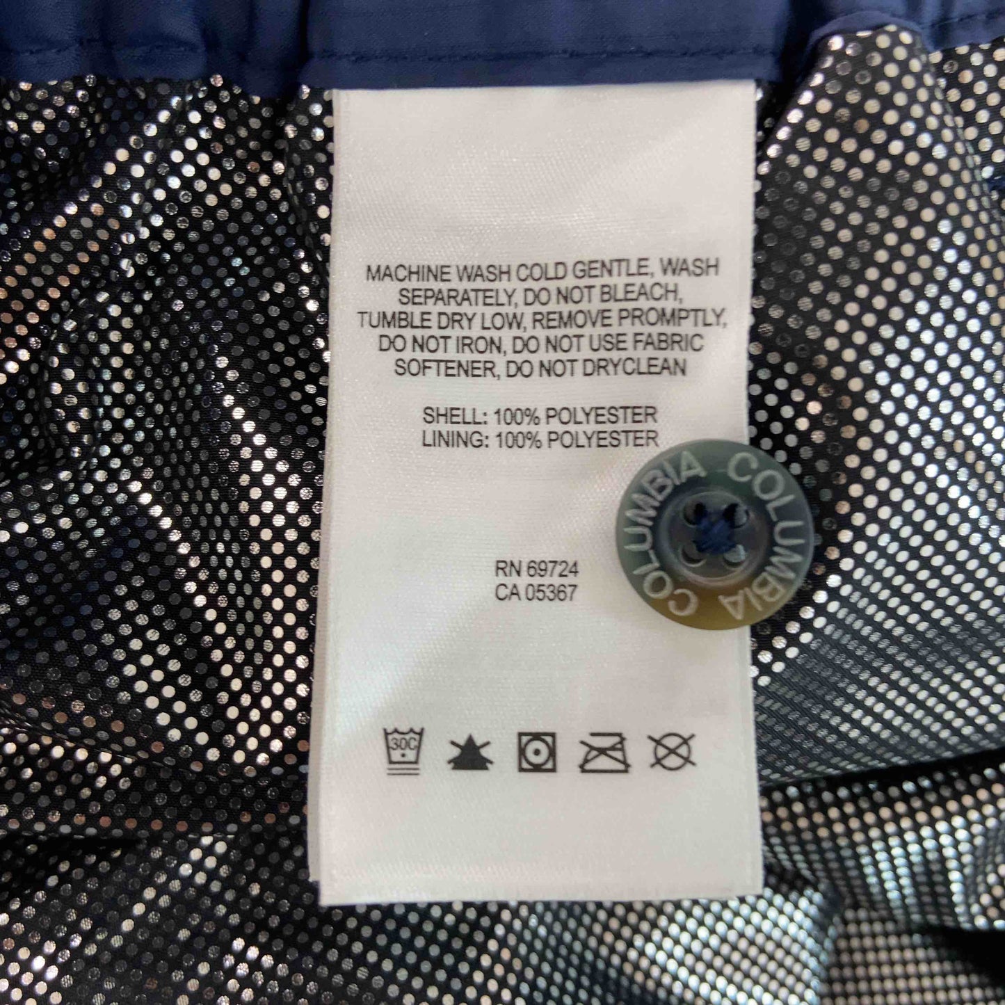 Columbia コロンビア メンズ オニムヒート ハーフパンツ ネイビー キルティングパンツ