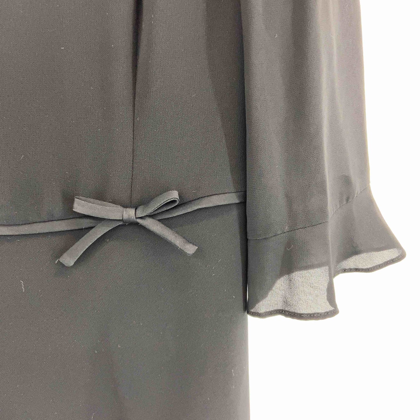 東京イギン レディース 半袖ワンピース ブラックフォーマル