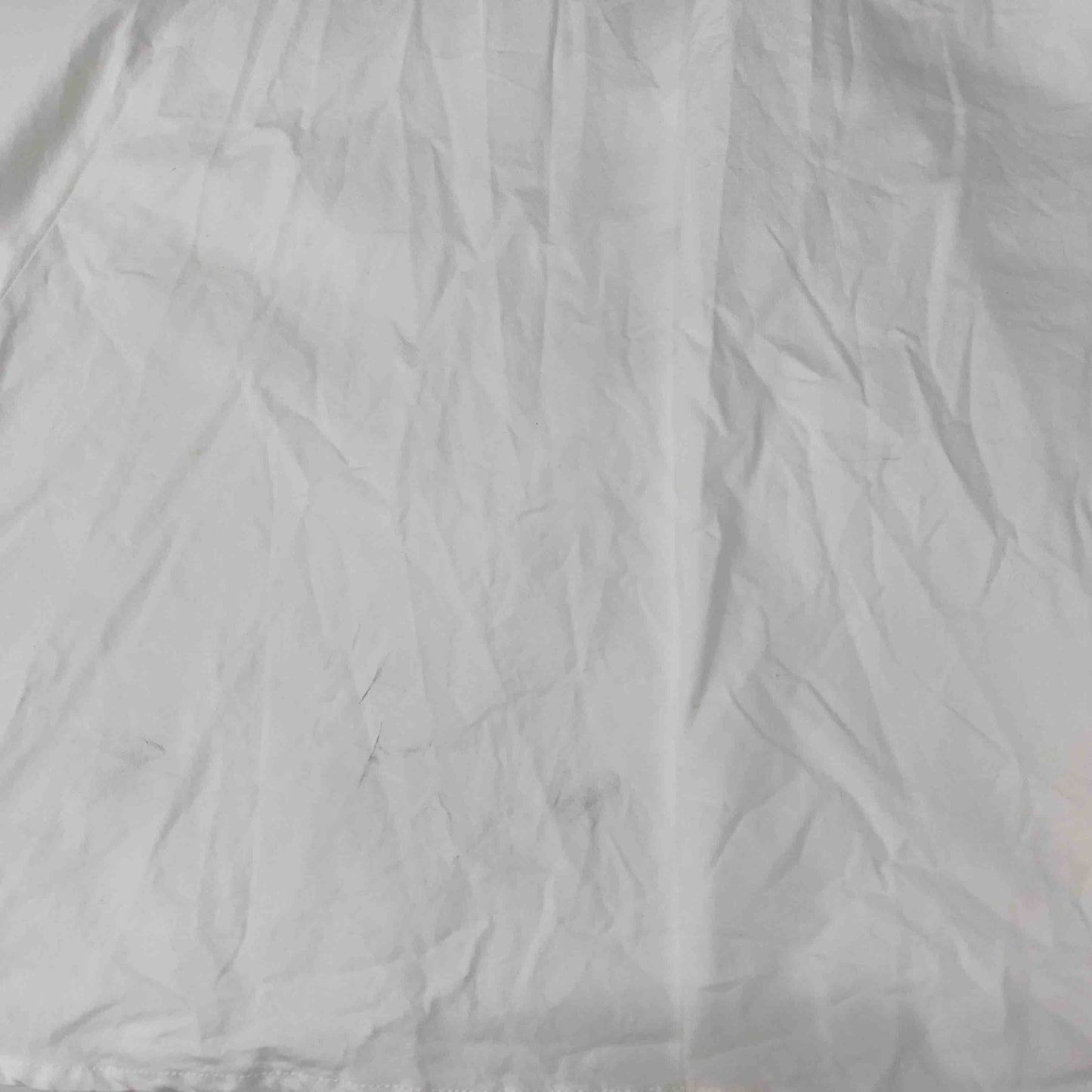 Piaoere ホワイト系 シンプル 無地 袖リボン シャツワンピース レディース 半袖ワンピース