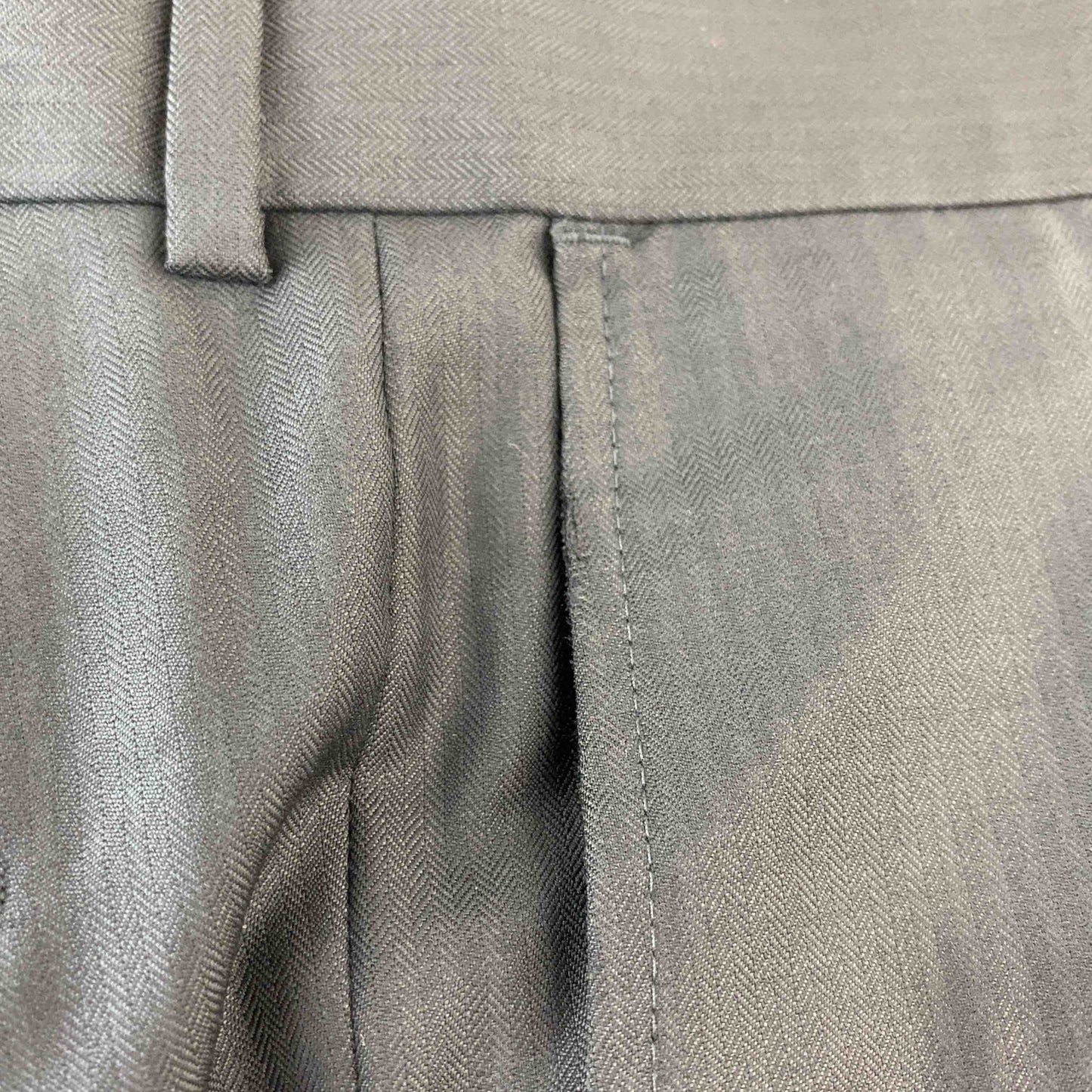 HUGO BOSS ヒューゴボス ブラック 無地 シンプル メンズ スラックス