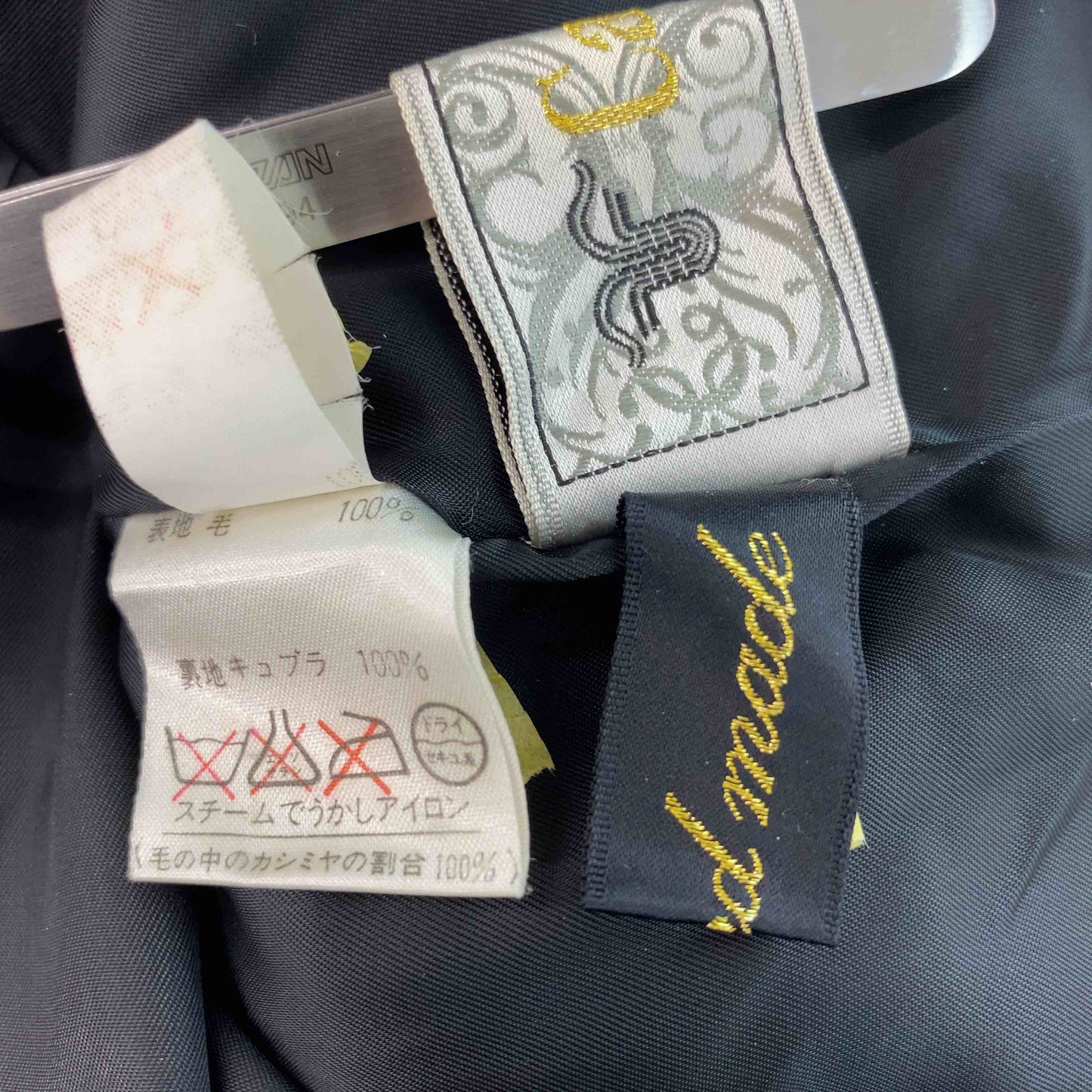 Leilian レリアン レディース ロングコート カシミヤ100% ブラック