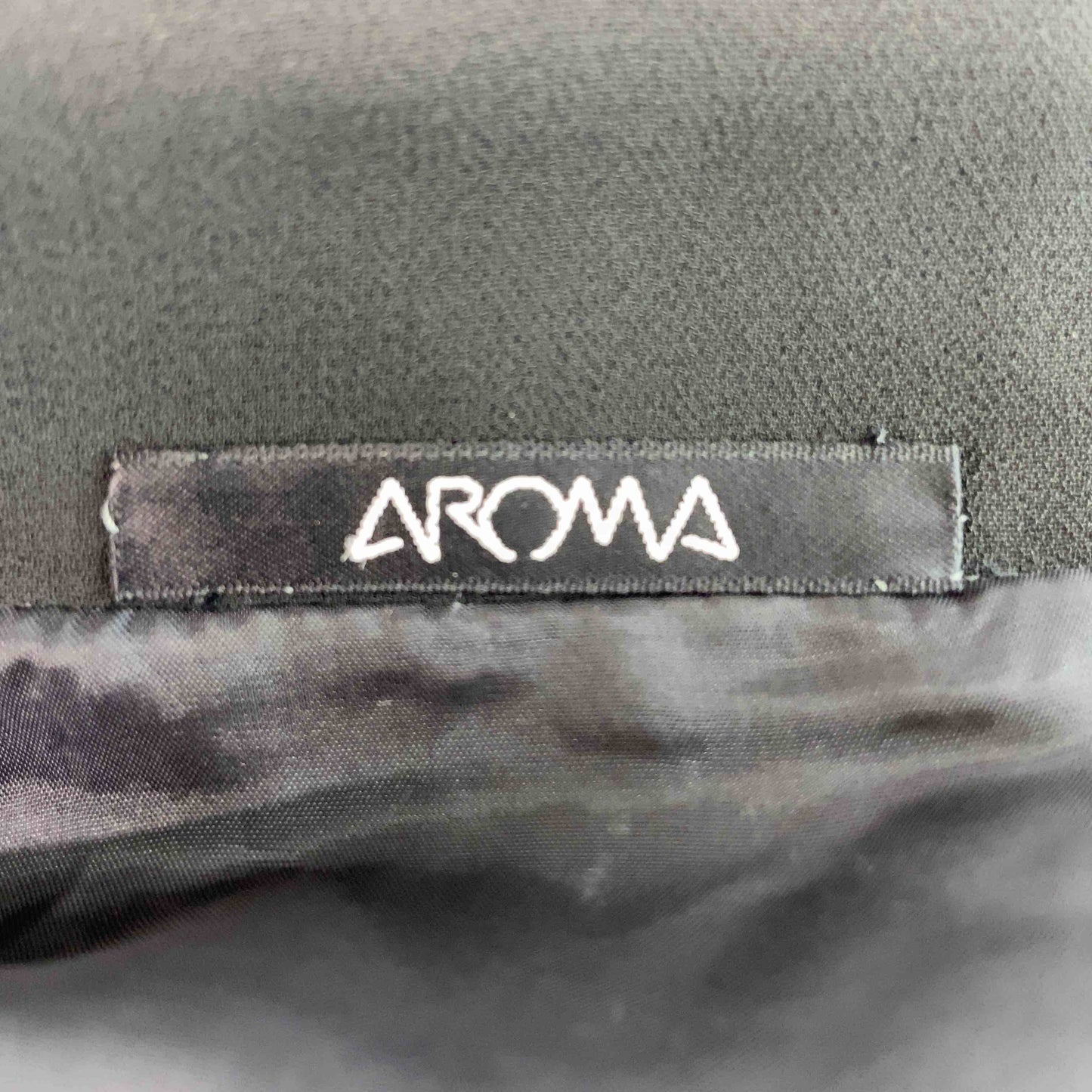 AROMA レディース ノーカラージャケット ブラック フォーマル ワンピース セットアップ 春夏