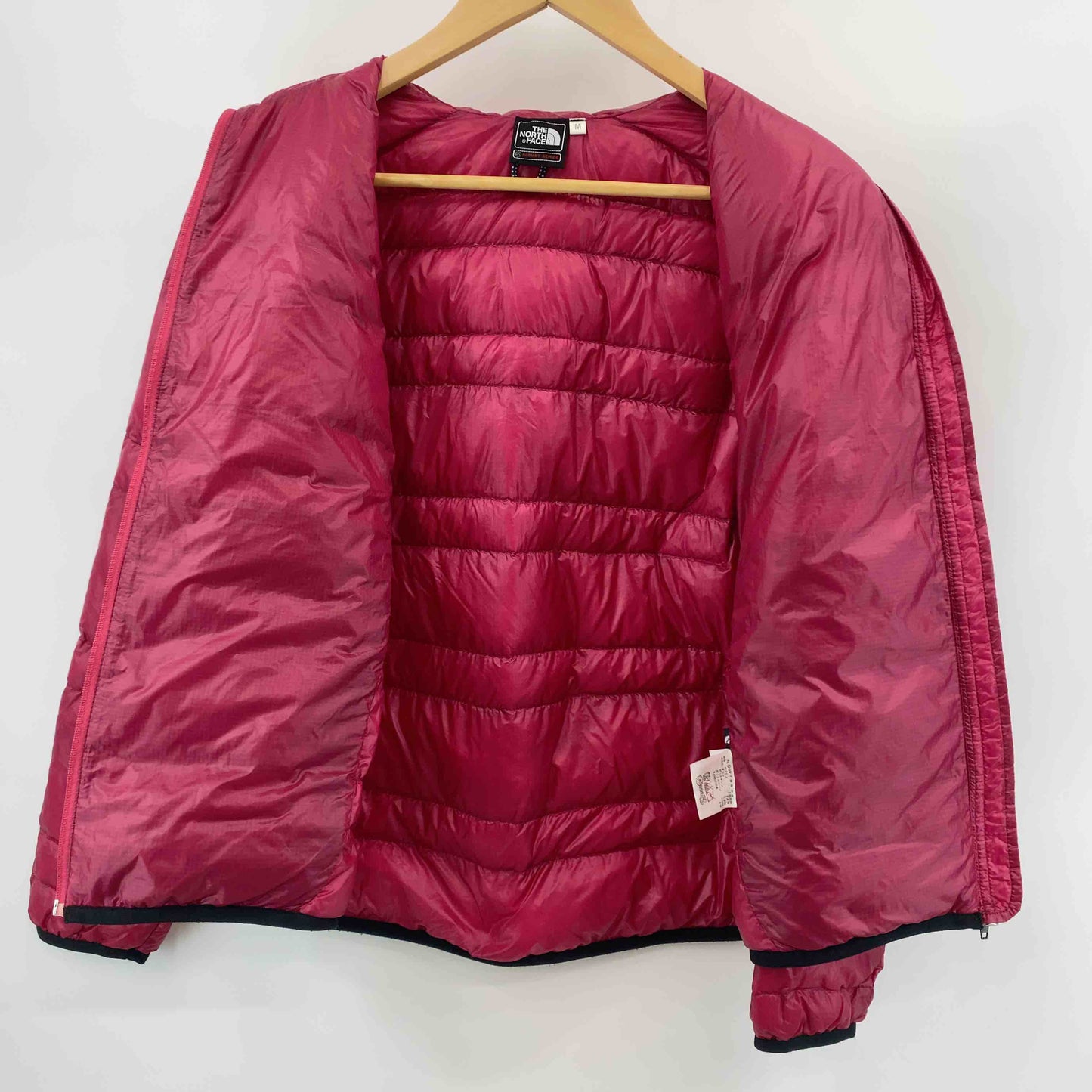 THE NORTH FACE ザノースフェイス レディース ダウンジャケット トマトレッド ハイネック ショート丈