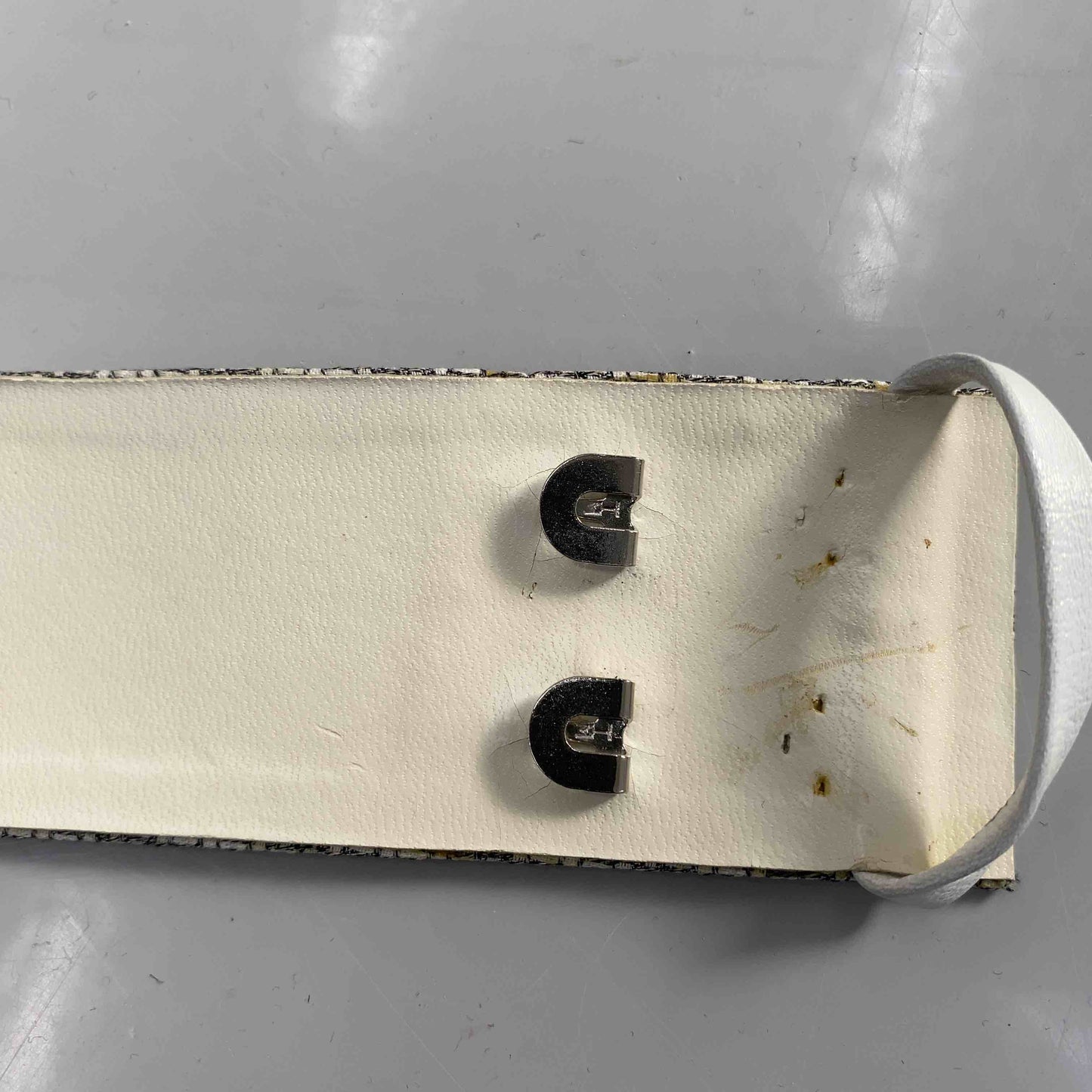 JUJIN PLAXA十仁プラザ レディース ロング ワンピース ツィード オフグレー クルミボタン カフス