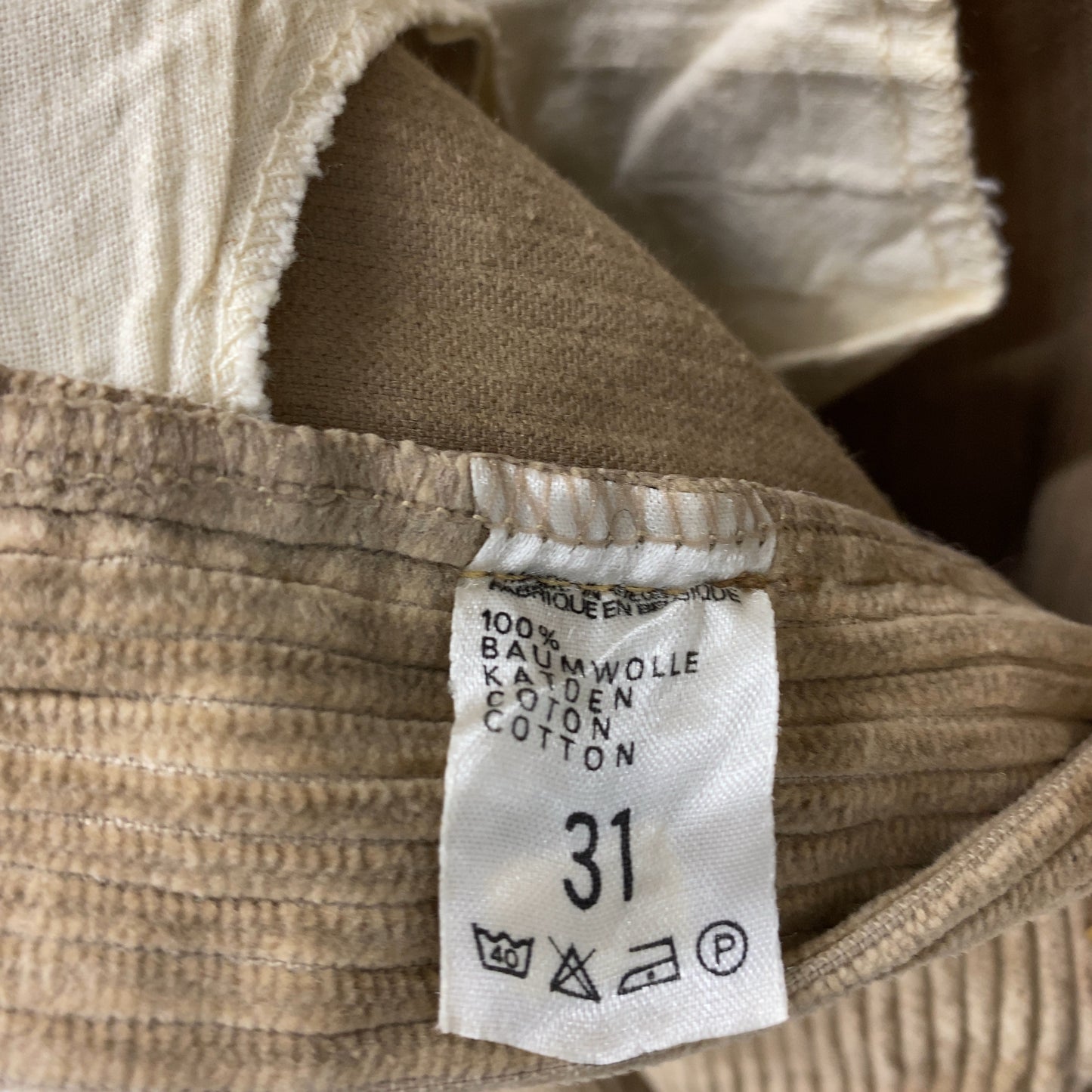 無地 シンプル 2タック コーデュロイ メンズ パンツ スラックス