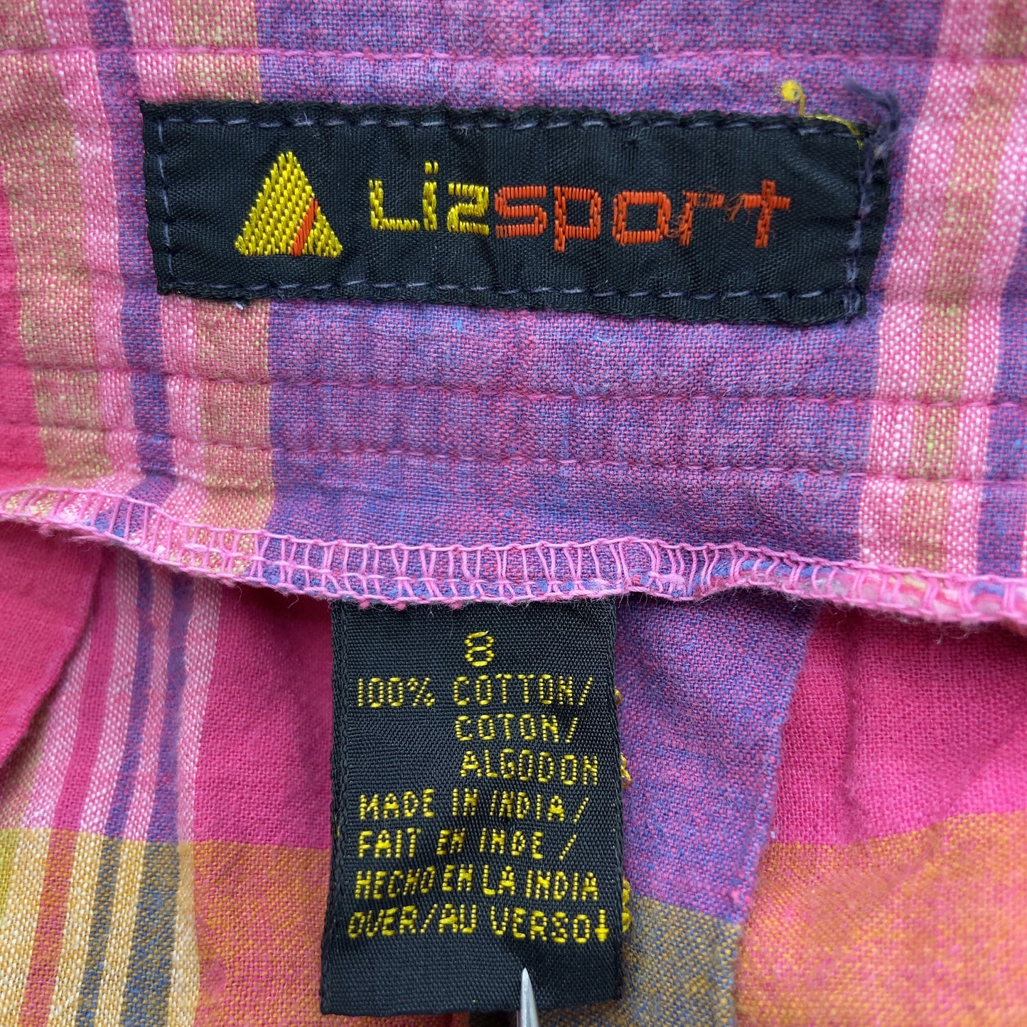 Lizsports リズスポーツ レディース ロング スカート チェック