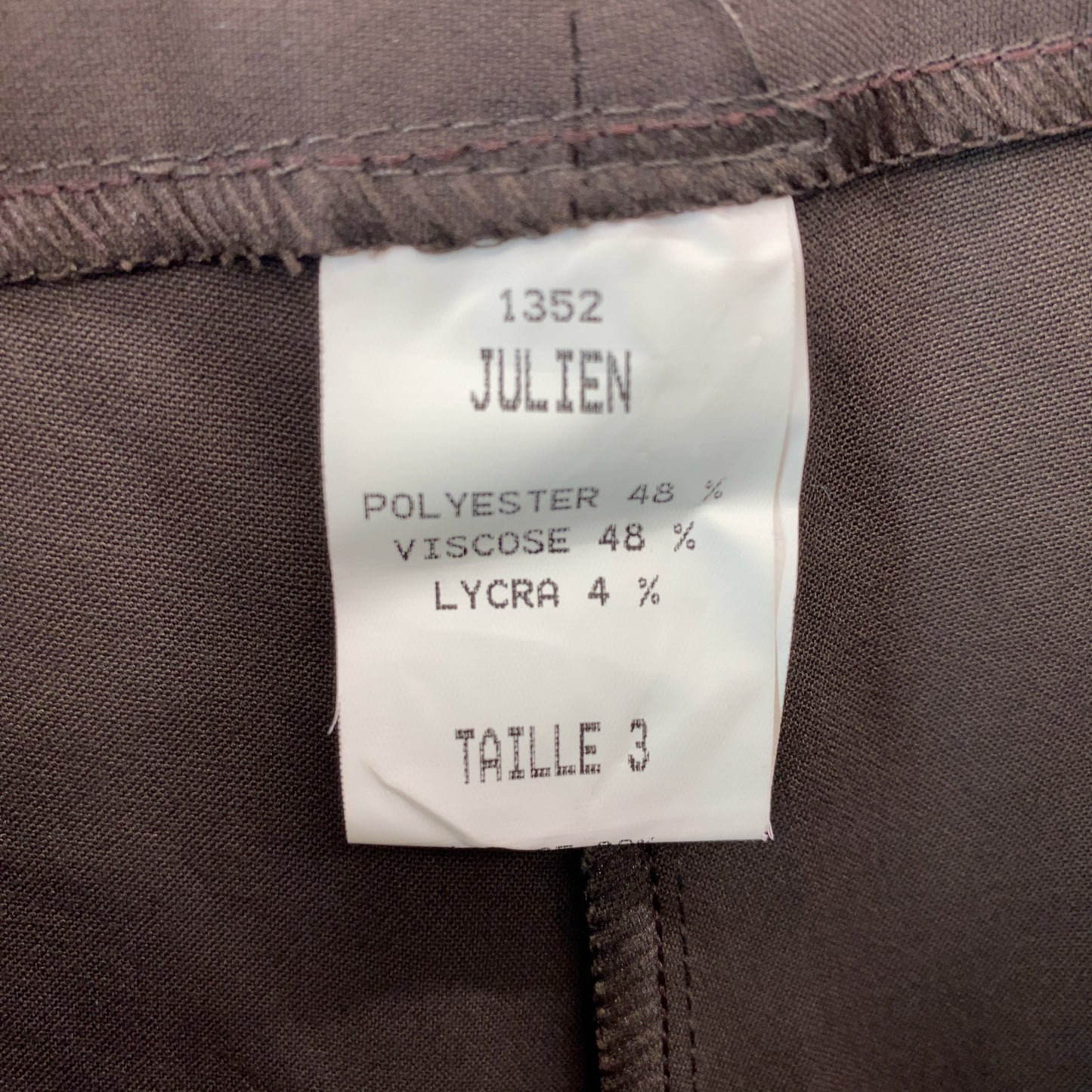 花柄ボタン レディース パンツ スラックス