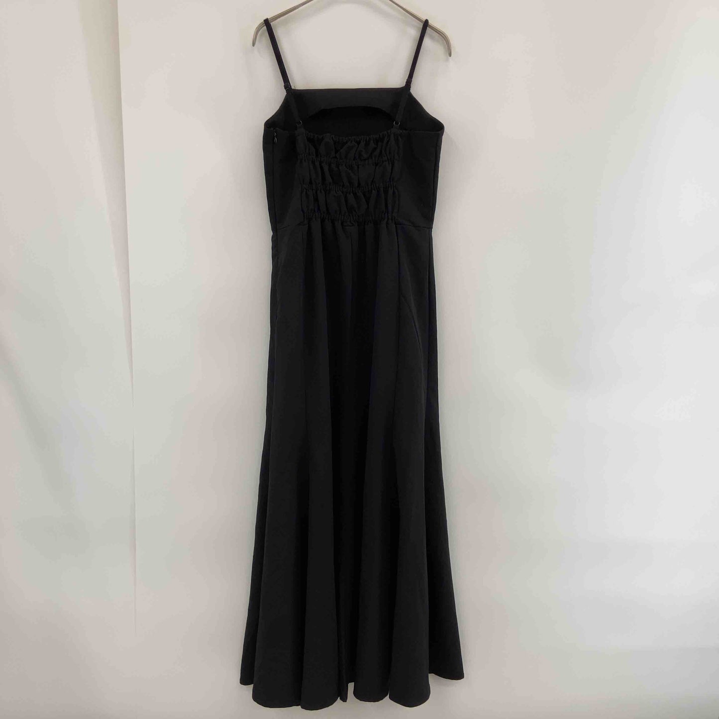 GRL グレイル レディース キャミワンピース　ロング　フレア　黒