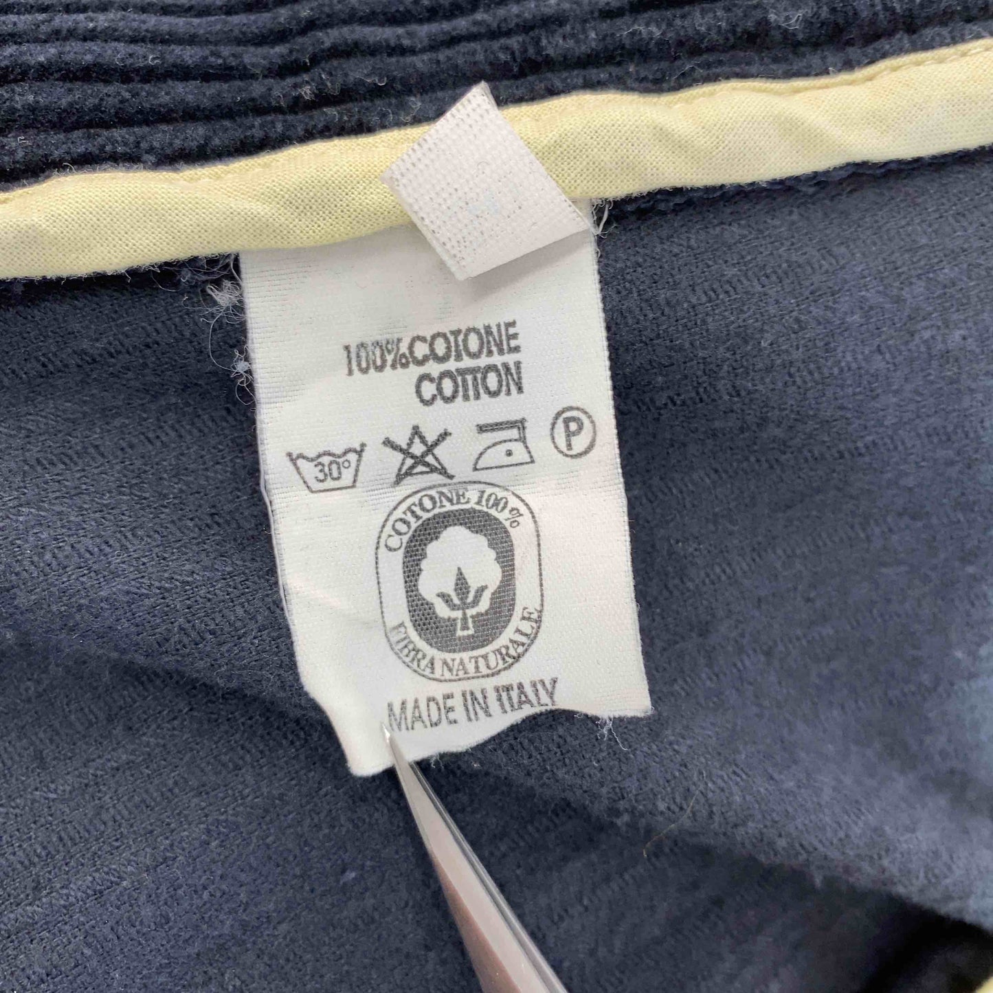 KRUNA  メンズ スラックス コーデュロイ素材 ブラック