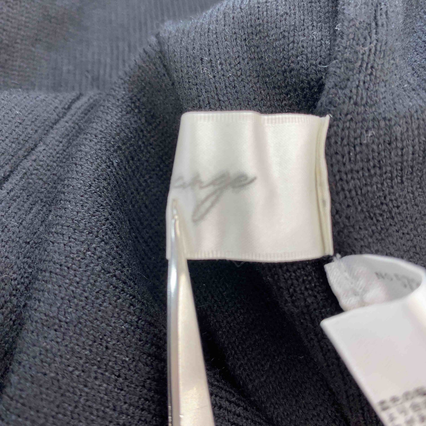 Laveange ラビアンジェ レディース ニットワンピース 黒