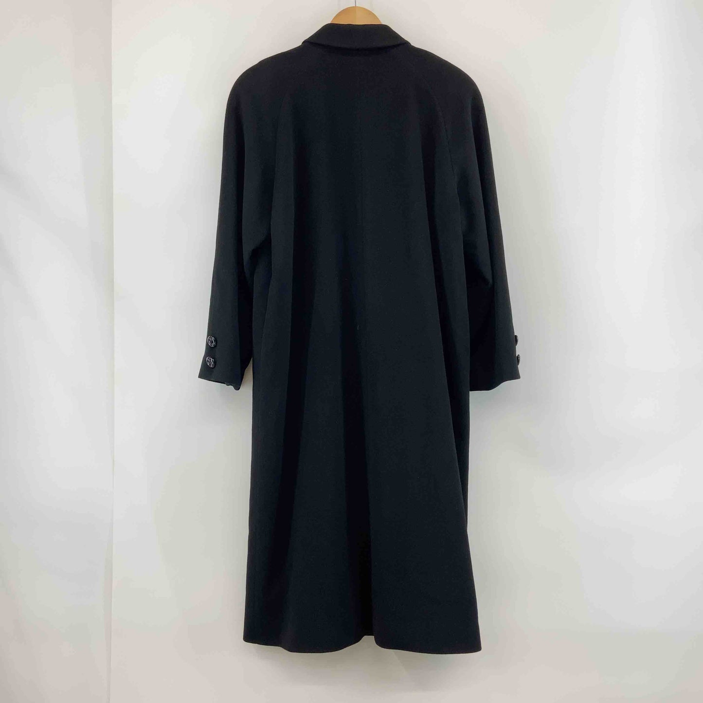 レディース チェスターコート カシミヤ ブラック