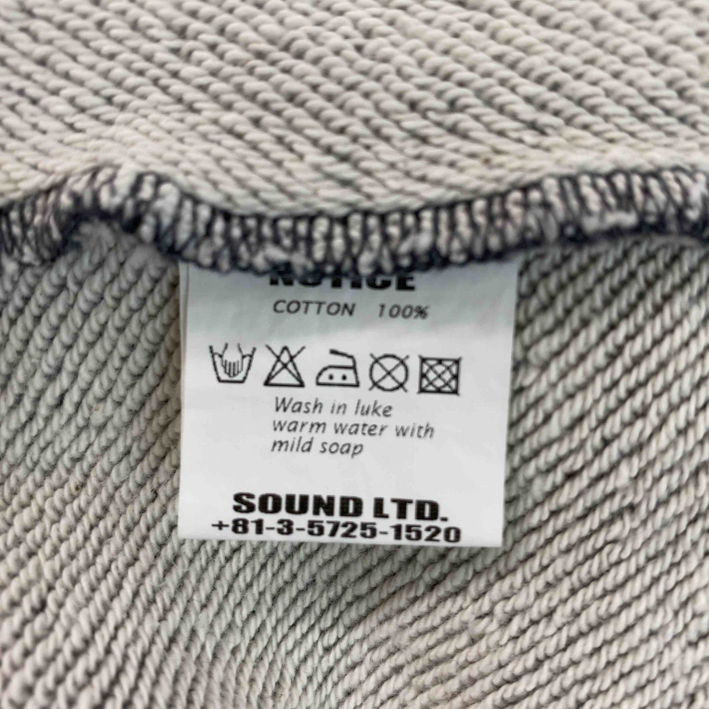 Soundman サウンドマン メンズ パーカー　グレー