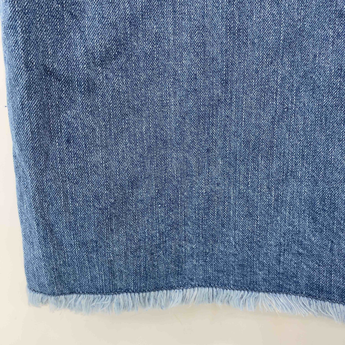 GU ジーユー レディース ロングスカート デニム 裾フリンジ スリット