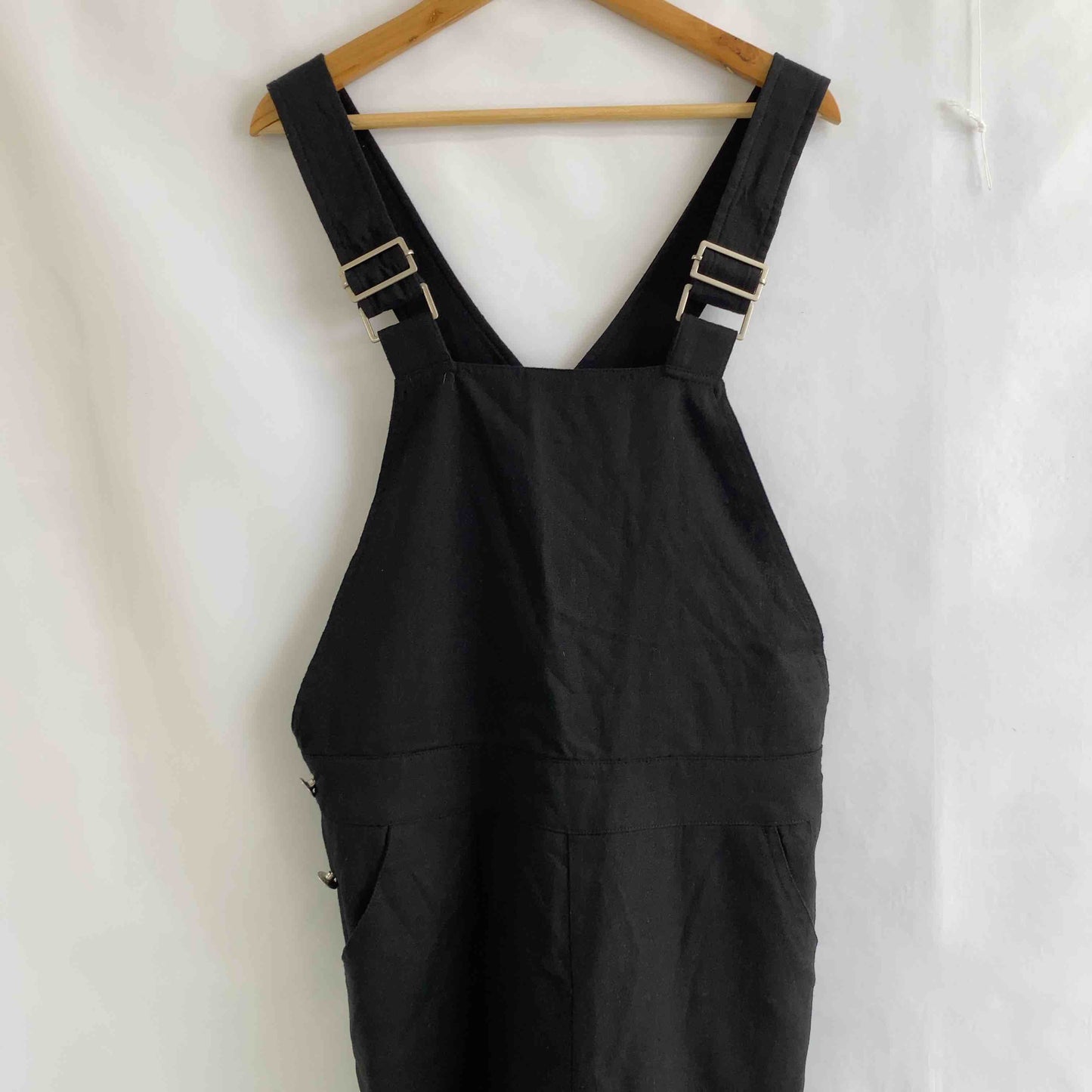 関西ファッション連合  レディース サロペットオーバーオール ブラック tk