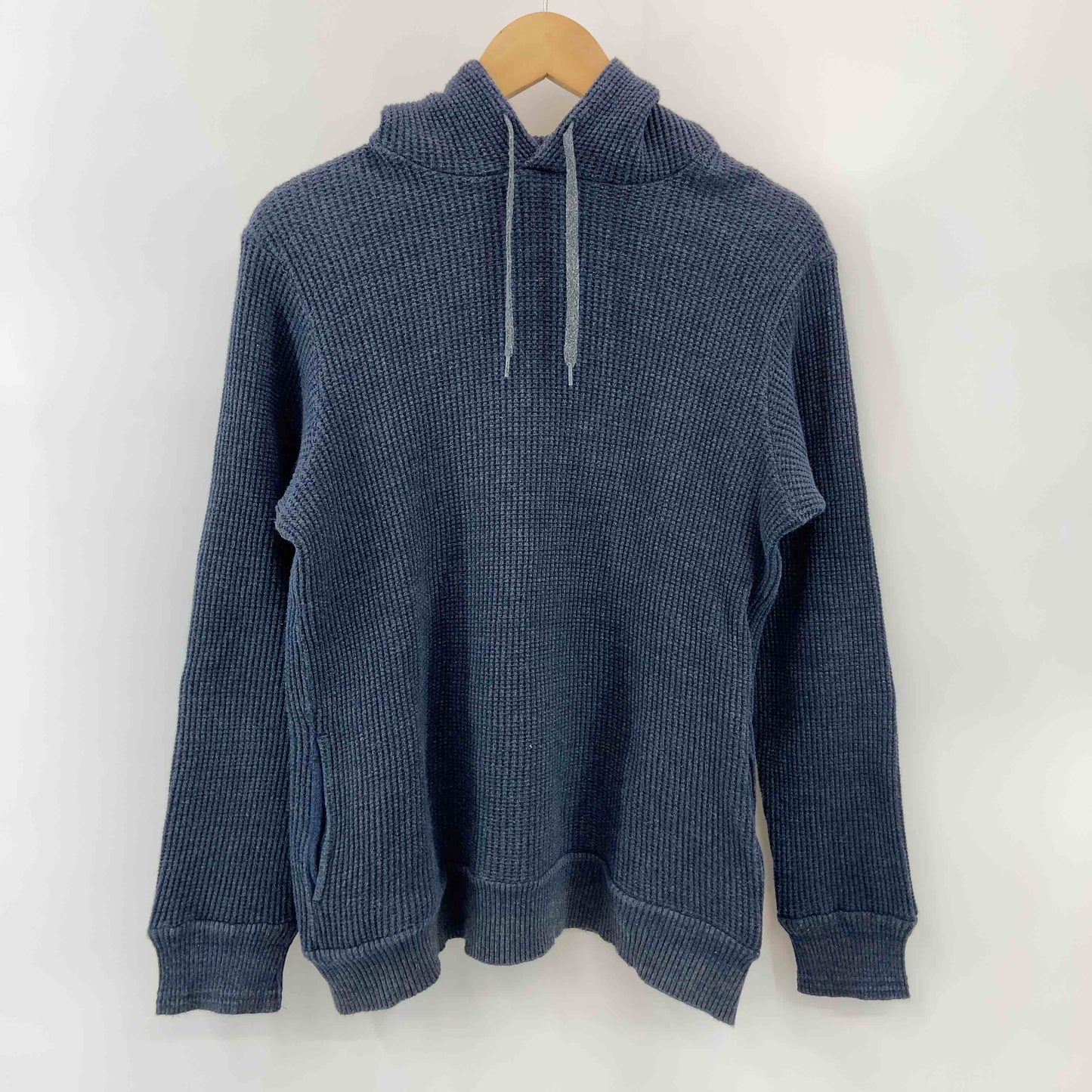 A VONTADE アボンタージ メンズ パーカー  サーマルパーカー ワッフル生地 ブルー