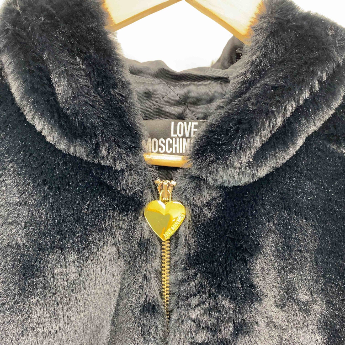 MOSCHINO モスキーノ レディース 毛皮/ファーコート ブラック