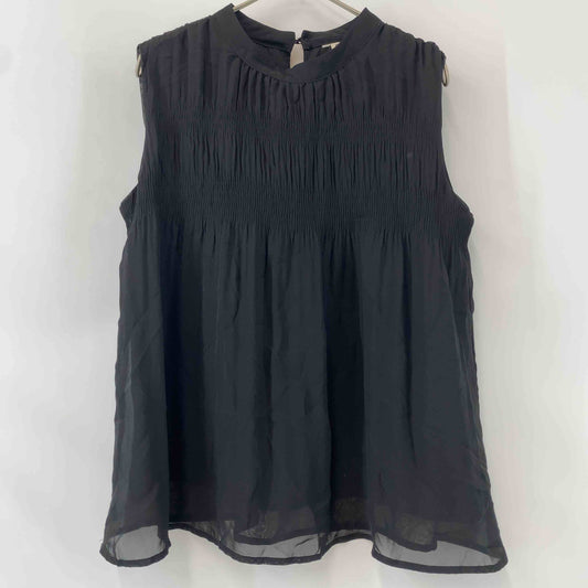 レディース　シャツ/ブラウス　ノースリーブ　ブラック