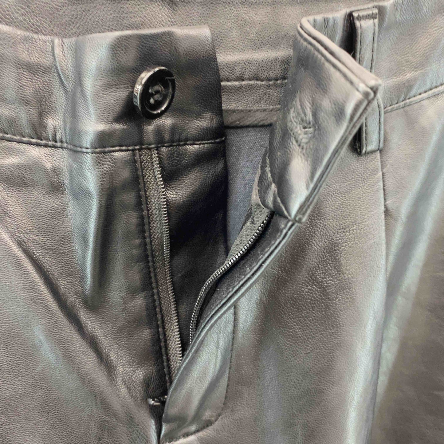 MAISON DE THERESE メゾンドテレーズ レザーパンツ 無地 シンプル レディース ハーフパンツ