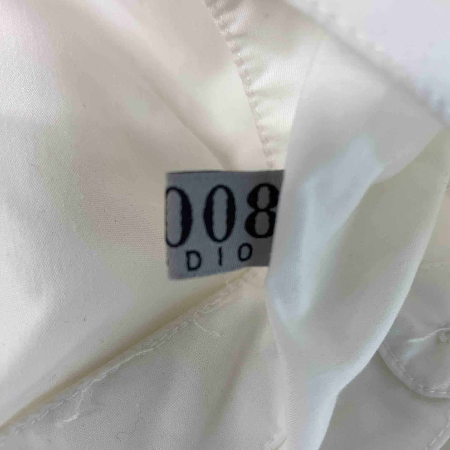 TF008 STUDIO レディース 長袖シャツ/ブラウス 白 バンドカラー