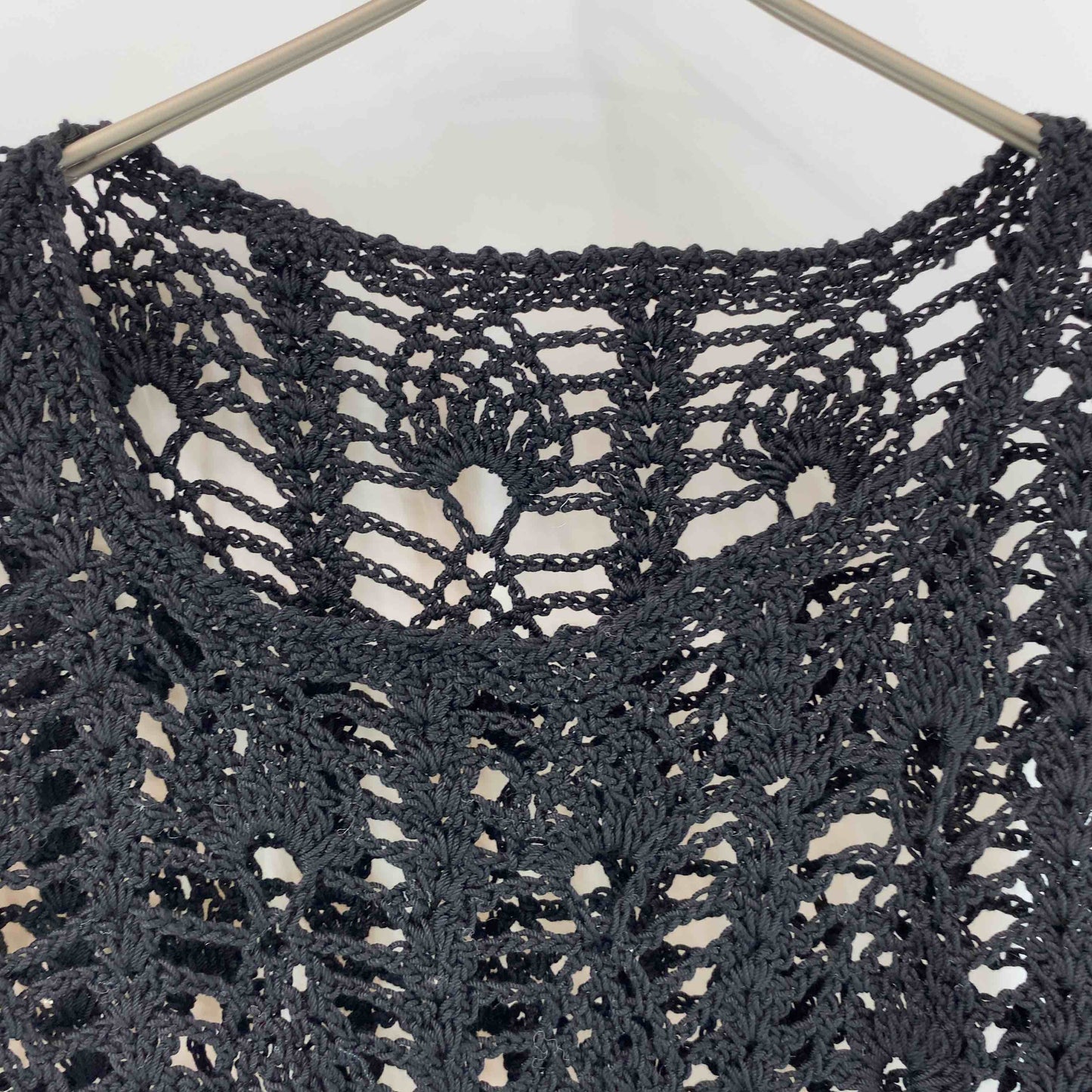 ノーブランド ニットベスト サマーニット かぎ編み  レディース ニット セーター