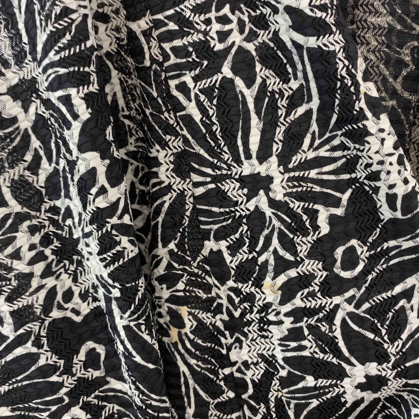 レディース 半袖シャツ/ブラウス 花柄 ブラック 甚平