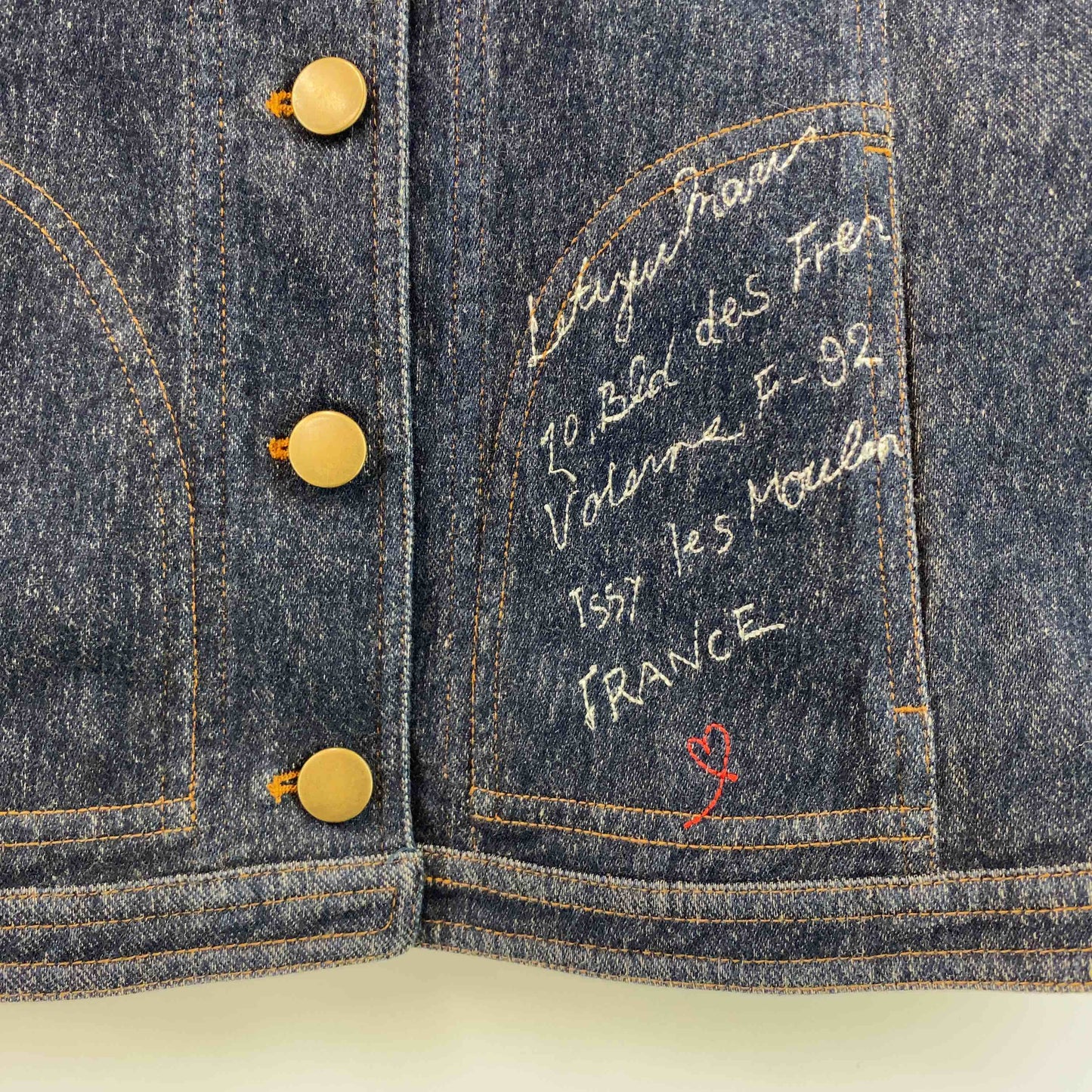 レディース ベスト/ジレ デニム