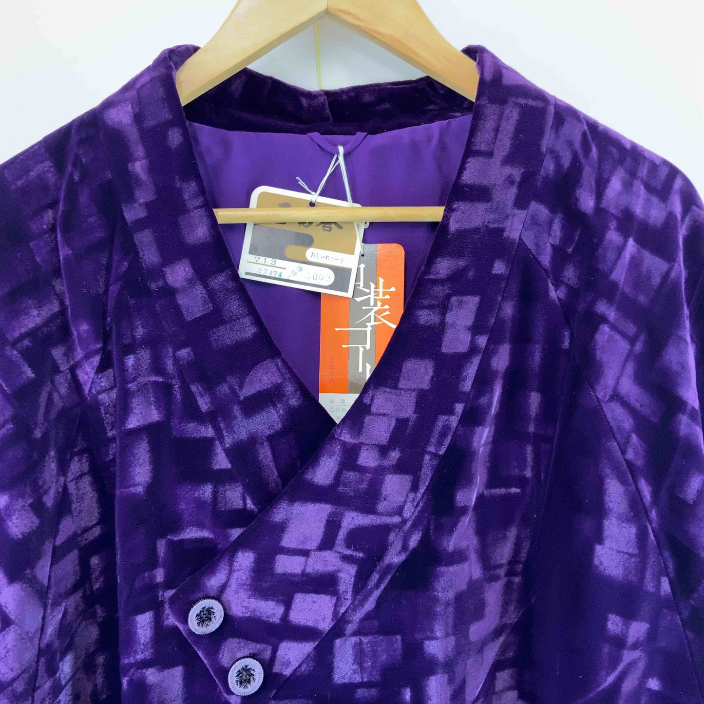 レディース 和装コート パープル 紫