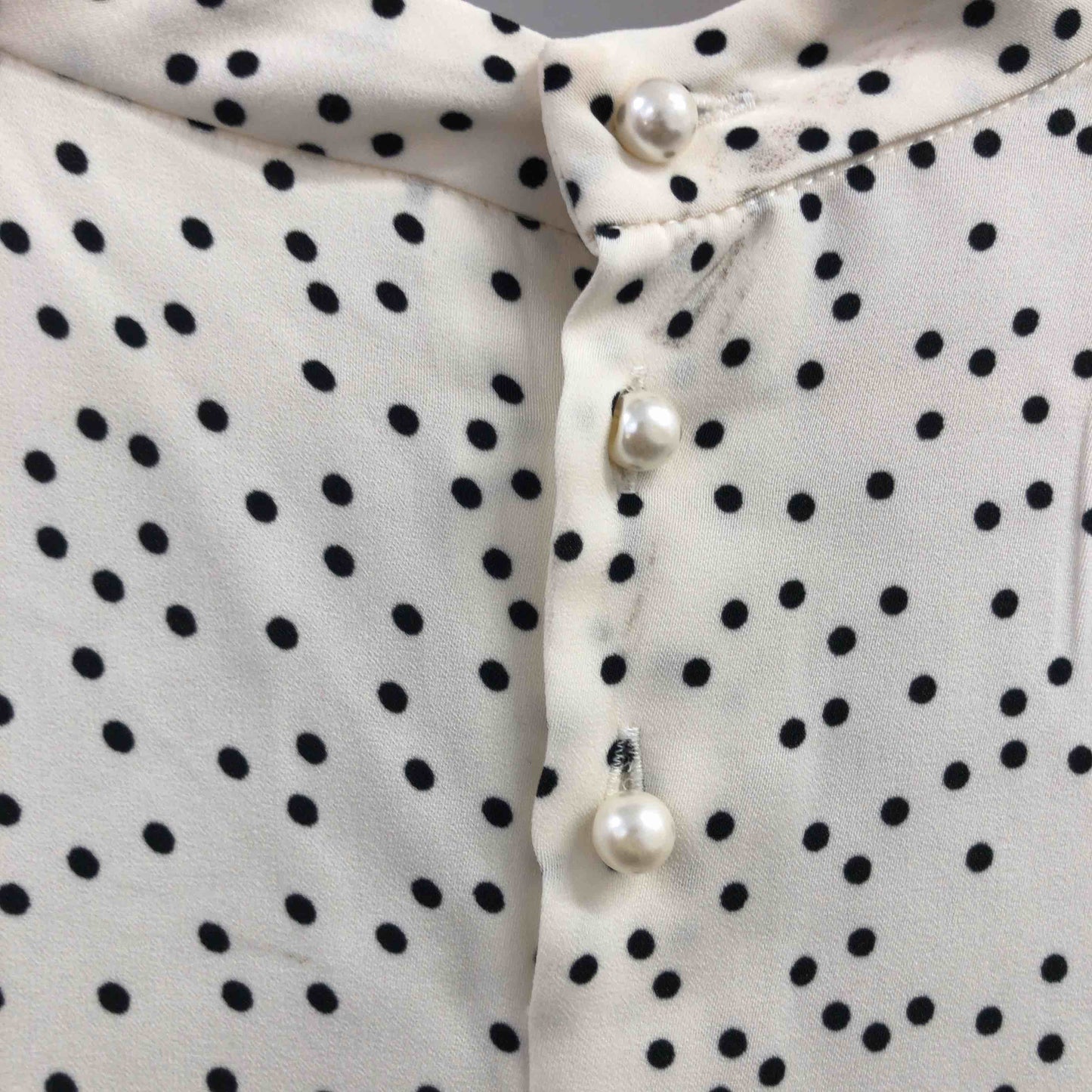 AG by aquagirl エージーバイアクアガール レディース 長袖ブラウス 白x黒 tk