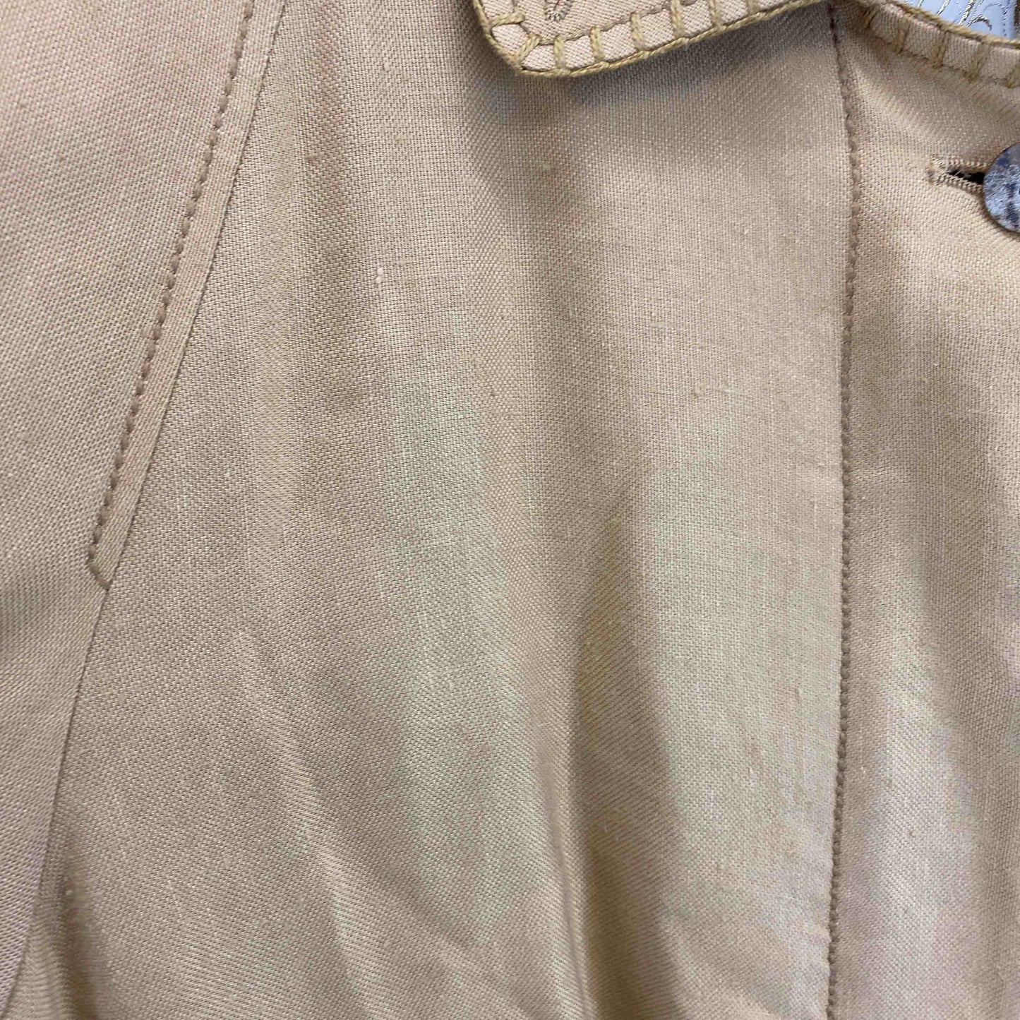 伊太利屋  レディース ステンカラーコート オレンジ系