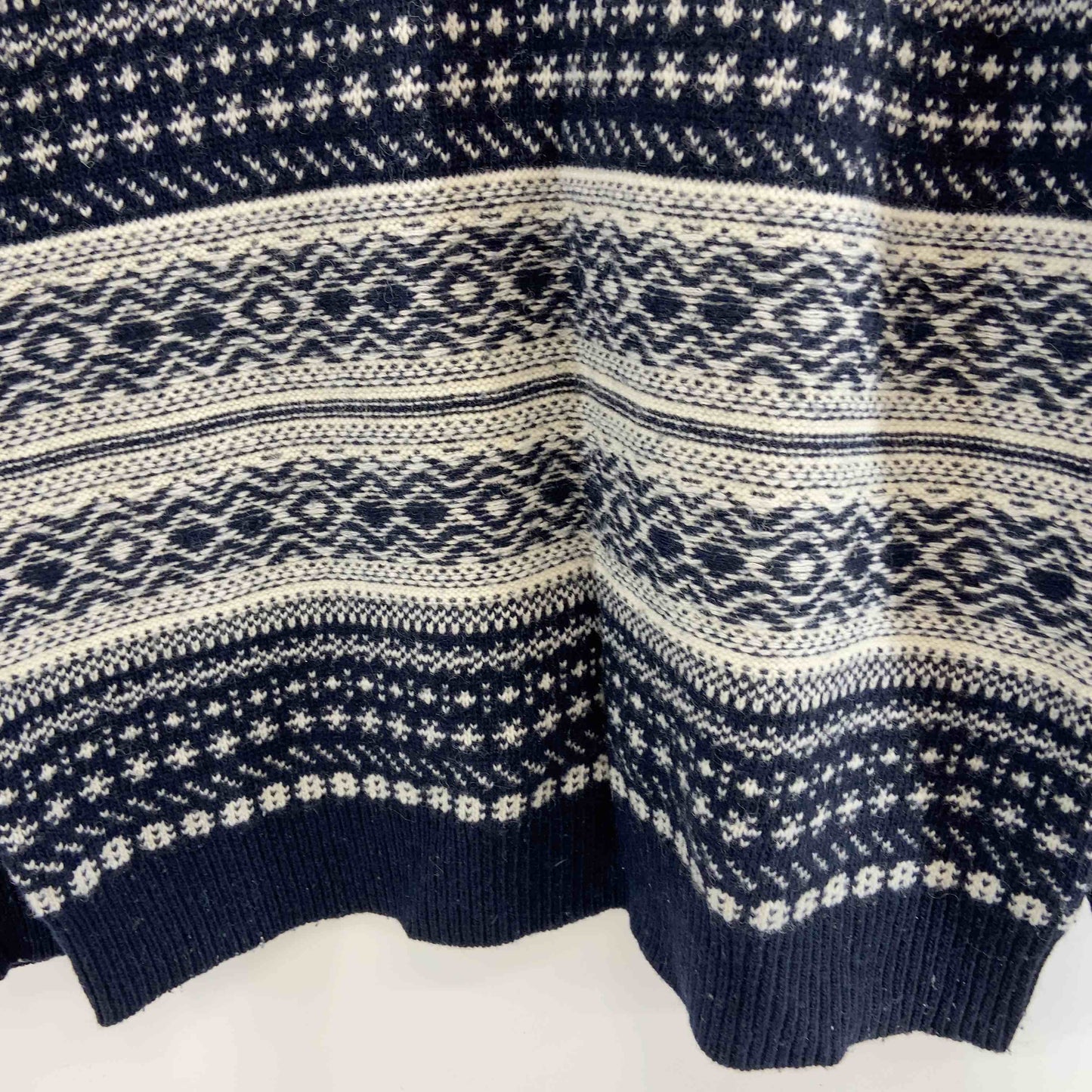 JOURNAL STANDARD ジャーナルスタンダード メンズ ニット/セーター ノルディック柄 ネイビー 紺 ウール混