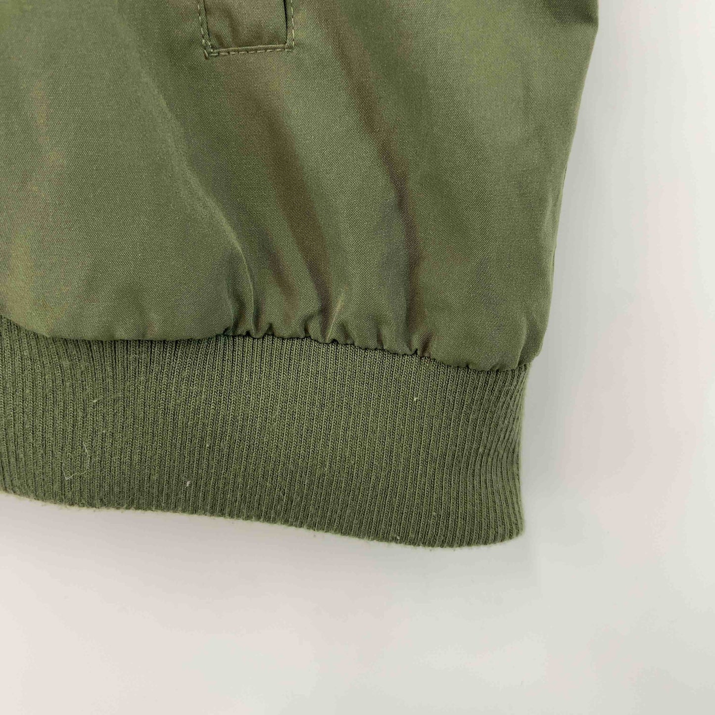 Doublefocus メンズ ベスト 緑 ミリタリー MA-1