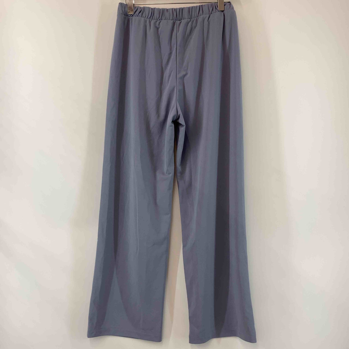 UNIQLO ユニクロ ブルーグレー 無地 シンプル レディース カジュアルパンツ