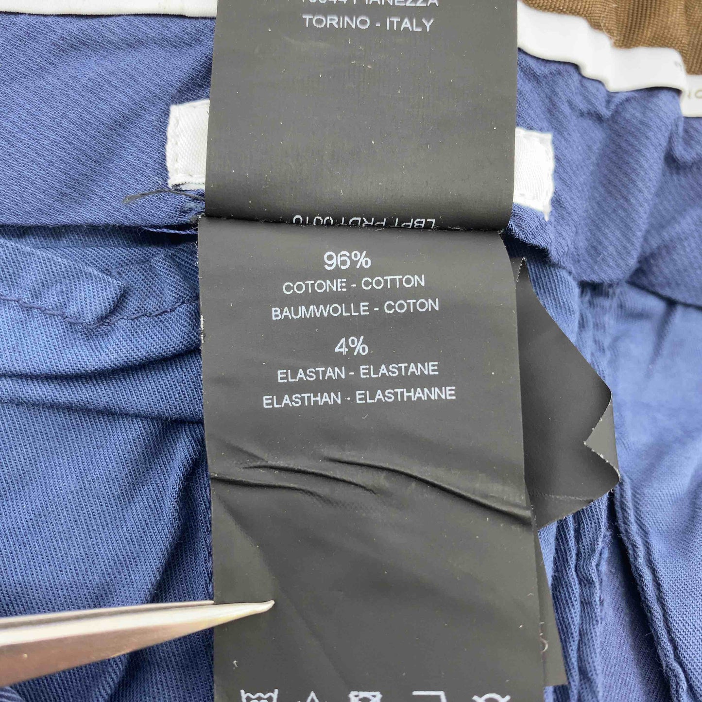 PT TORINO ピーティートリノ メンズ スラックス SLIM FIT ブルー