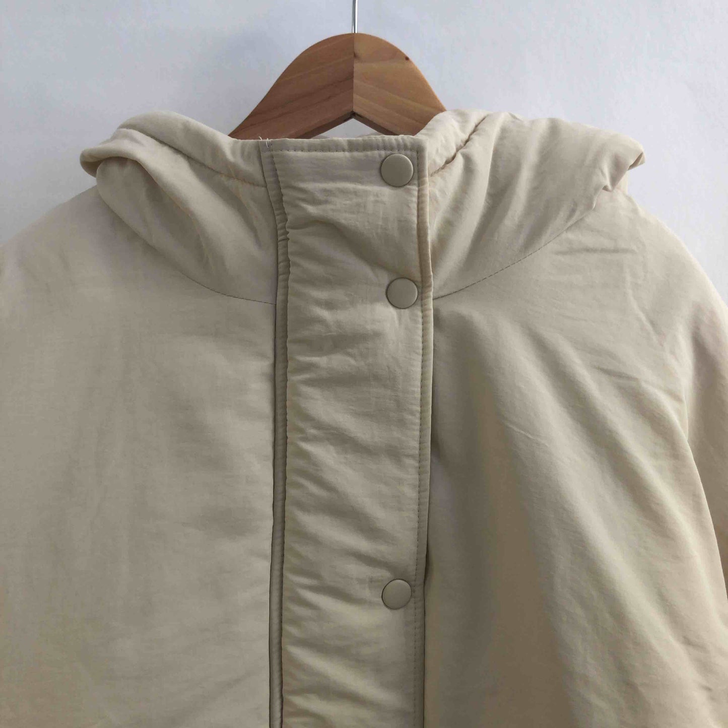 関西ファッション連合 レディース ナイロン中綿ジャケット ジャンパー 白 tk