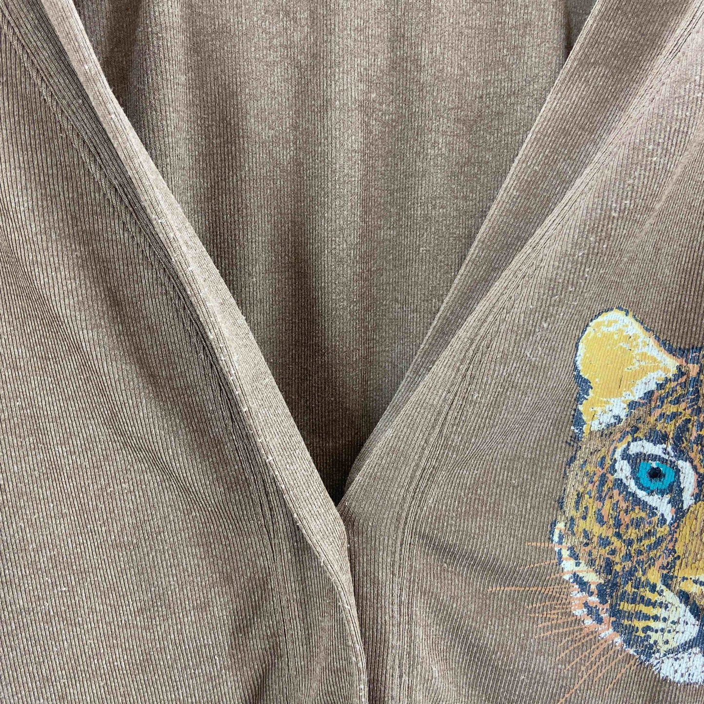 伊太利屋 イタリヤ レディース カーディガン ブラウン系 アニマルプリント