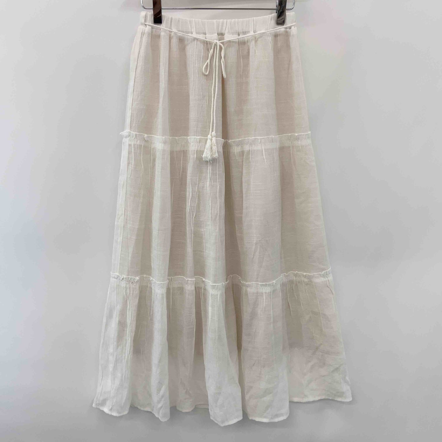 pink adobe ピンクアドべ レディース ロングスカート ホワイト