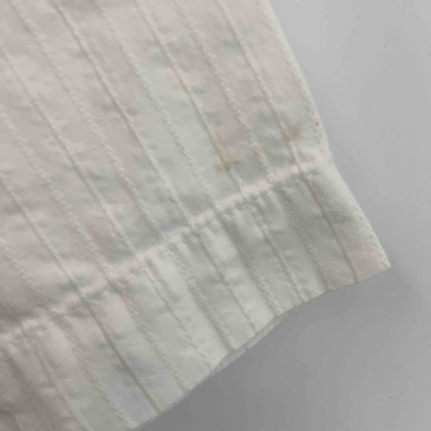 mont-bell モンベル ホワイト 裾デザイン 木 メンズ 半袖シャツ