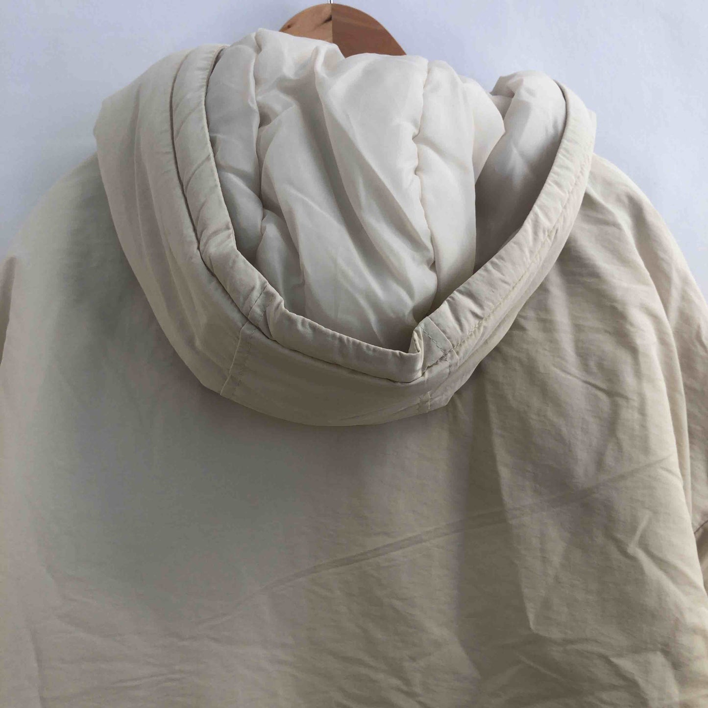 関西ファッション連合 レディース ナイロン中綿ジャケット ジャンパー 白 tk