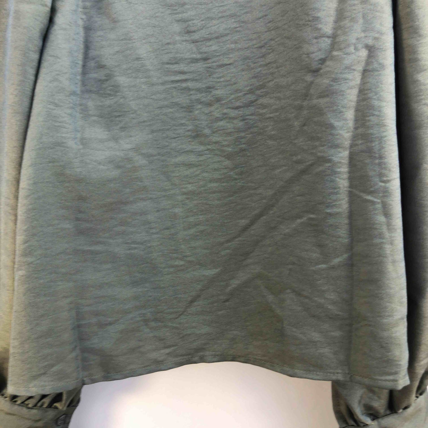 関西ファッション連合   レディース 長袖シャツ/ブラウス モスグリーン tk