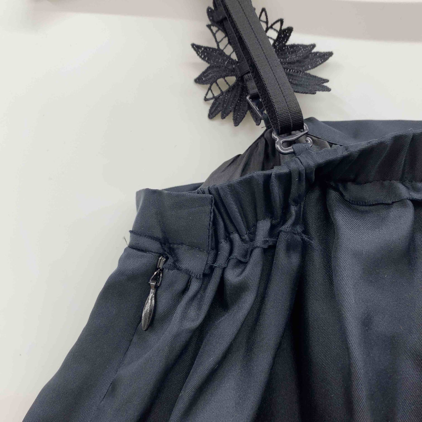 ANTEPRIMA アンテプリマ レディース キャミワンピース　スカート　2way　シルク100％　レース　黒