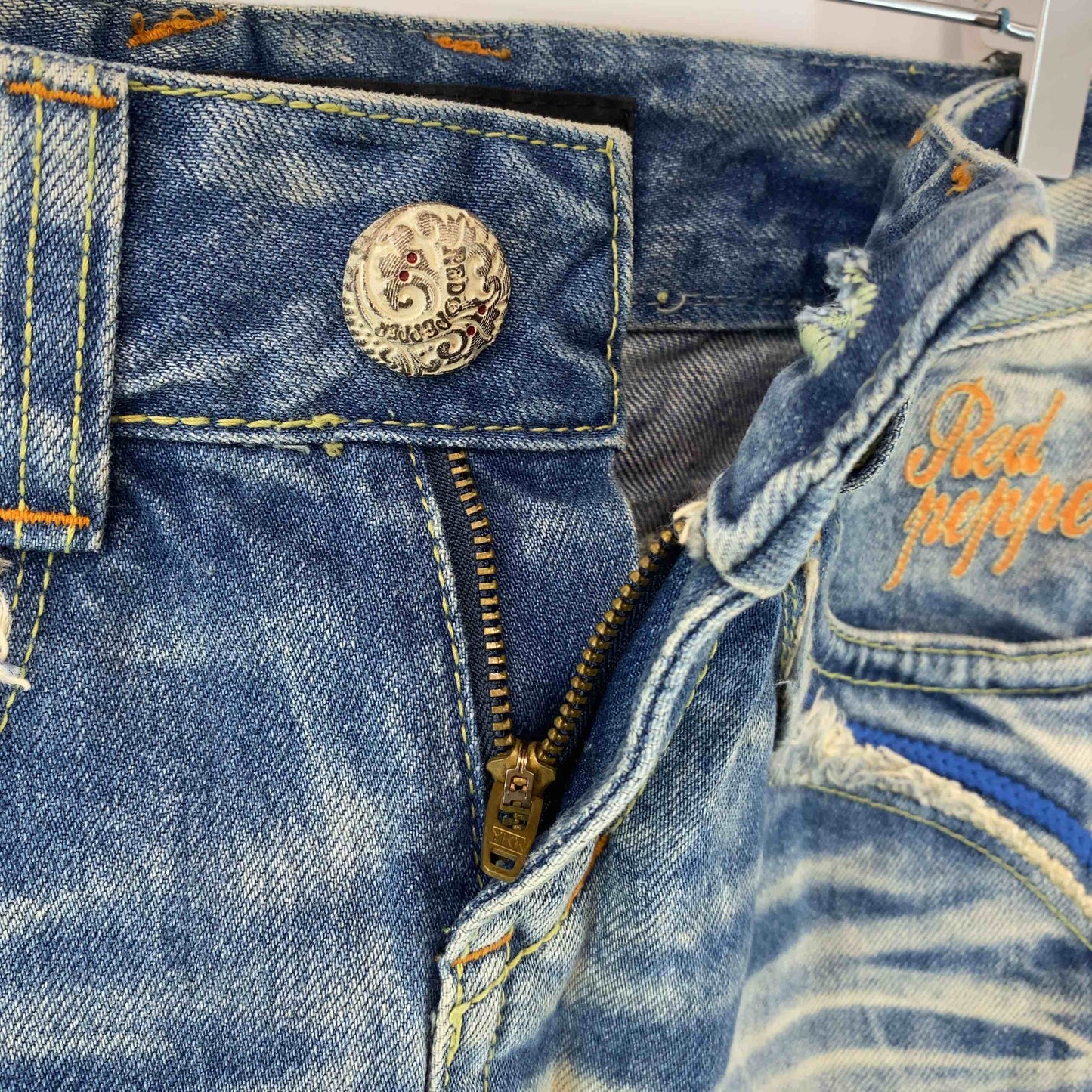 RED PEPPER レッドペッパー レディース デニム/ジーンズ スカート ミニスカート ダメージ加工