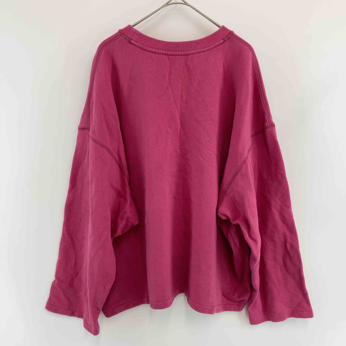 23区 ニジュウサンク ピンク 無地 シンプル レディース スウェット