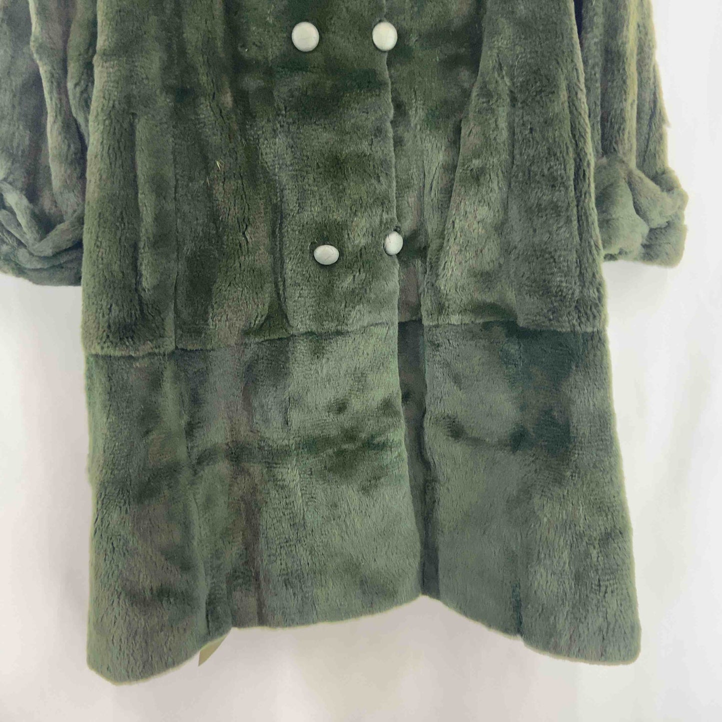 レディース 毛皮/ファーコート グリーン系