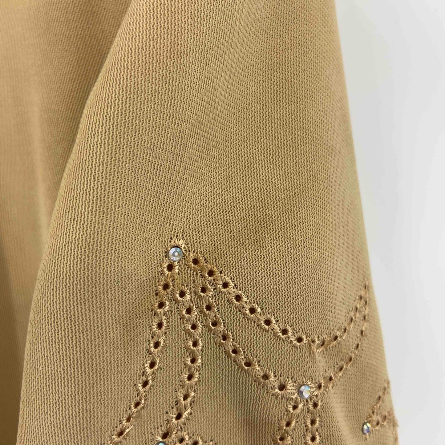 伊太利屋 イタリヤ レディース ノーカラージャケット ベージュ