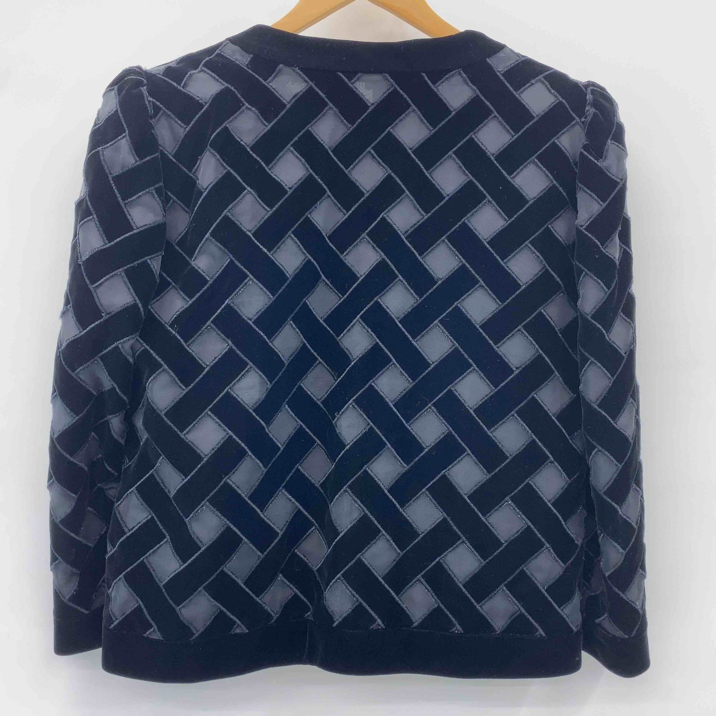 GIVENCHY ジバンシー レディース ノーカラージャケット　セットアップ　タイトスカート　ベロア　黒