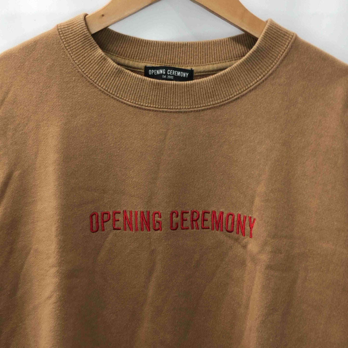 OPENING CEREMONY オープニングセレモニー レディース Tシャツ（半袖）ブラウン tk
